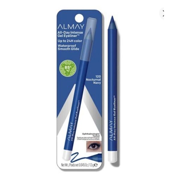 Almay All-Day Intense Gel Eyeliner - 0.028oz Color Nocturnal Navy - Picture 1 of 4